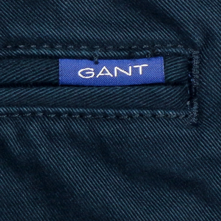 Gant férfi nadrág, sötétkék, pamut, regular fit - Image 3