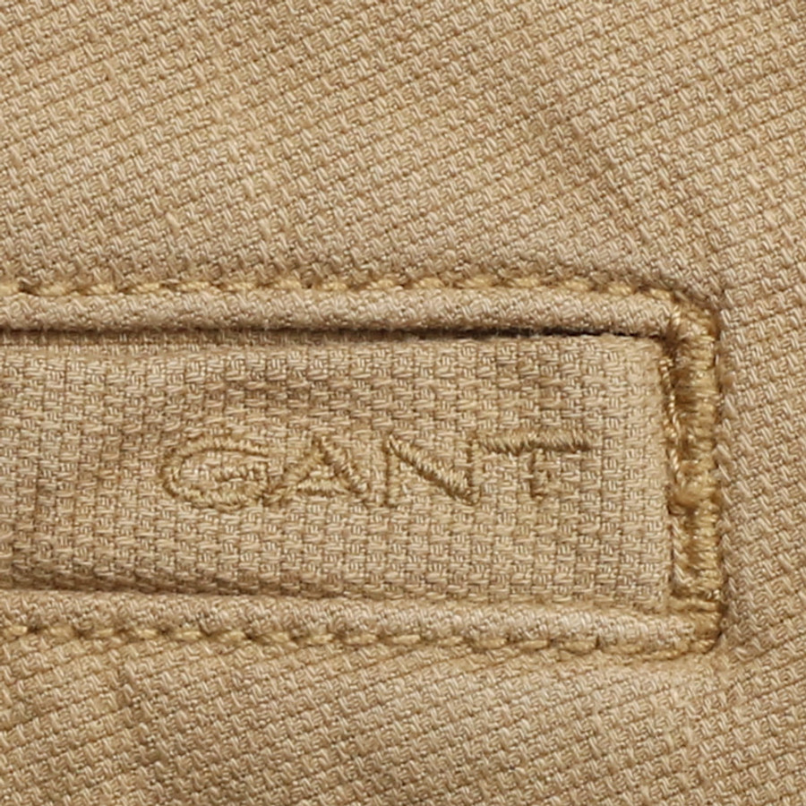 Gant férfi nadrág, drapp, pamut, slim - Image 3