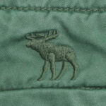 Abercrombie & Fitch férfi rövidnadrág, zöld, 100% pamut - Thumbnail Image 2
