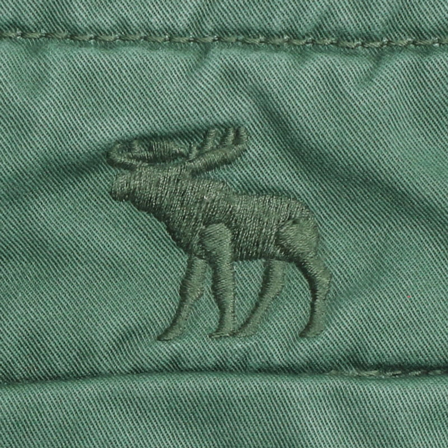 Abercrombie & Fitch férfi rövidnadrág, zöld, 100% pamut - Image 2