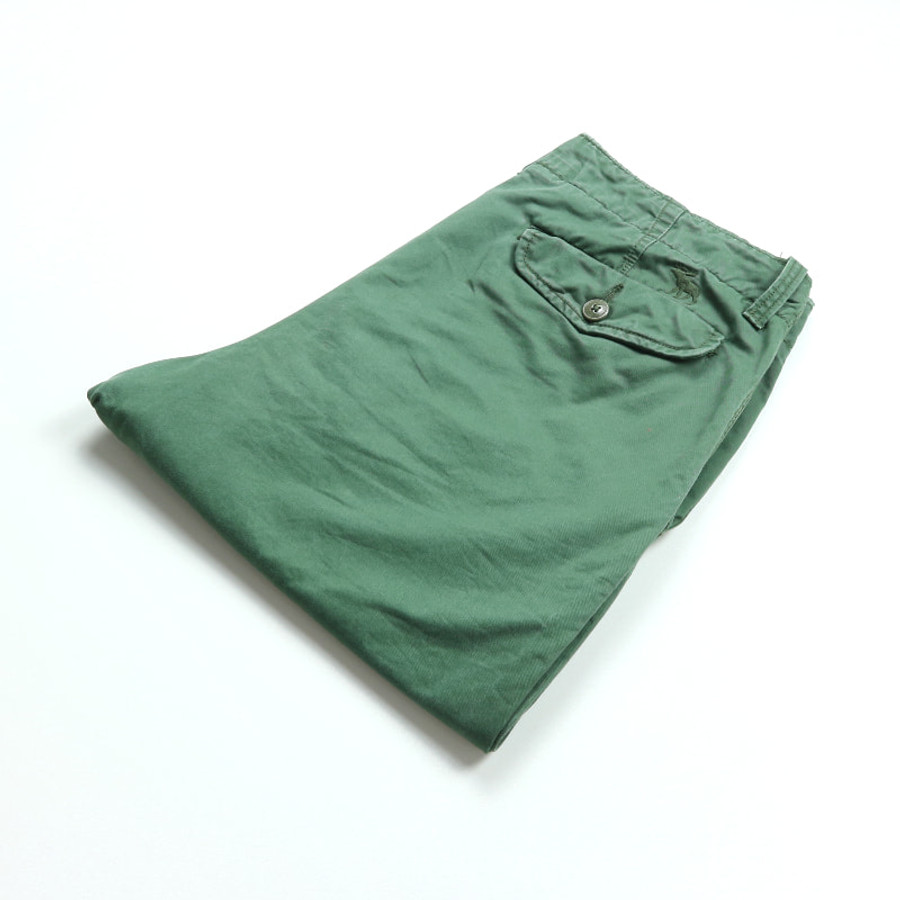 Abercrombie & Fitch férfi rövidnadrág, zöld, 100% pamut - Image 4