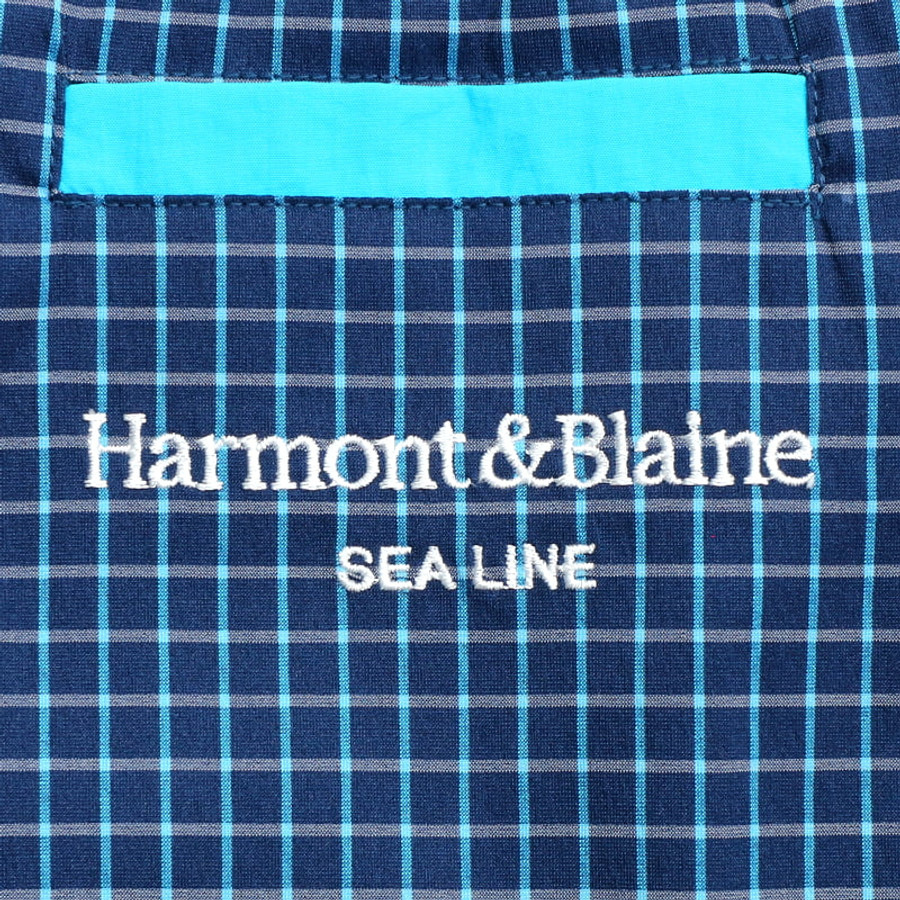 Harmont & Blaine férfi fürdőnadrág, kék kockás - Image 3