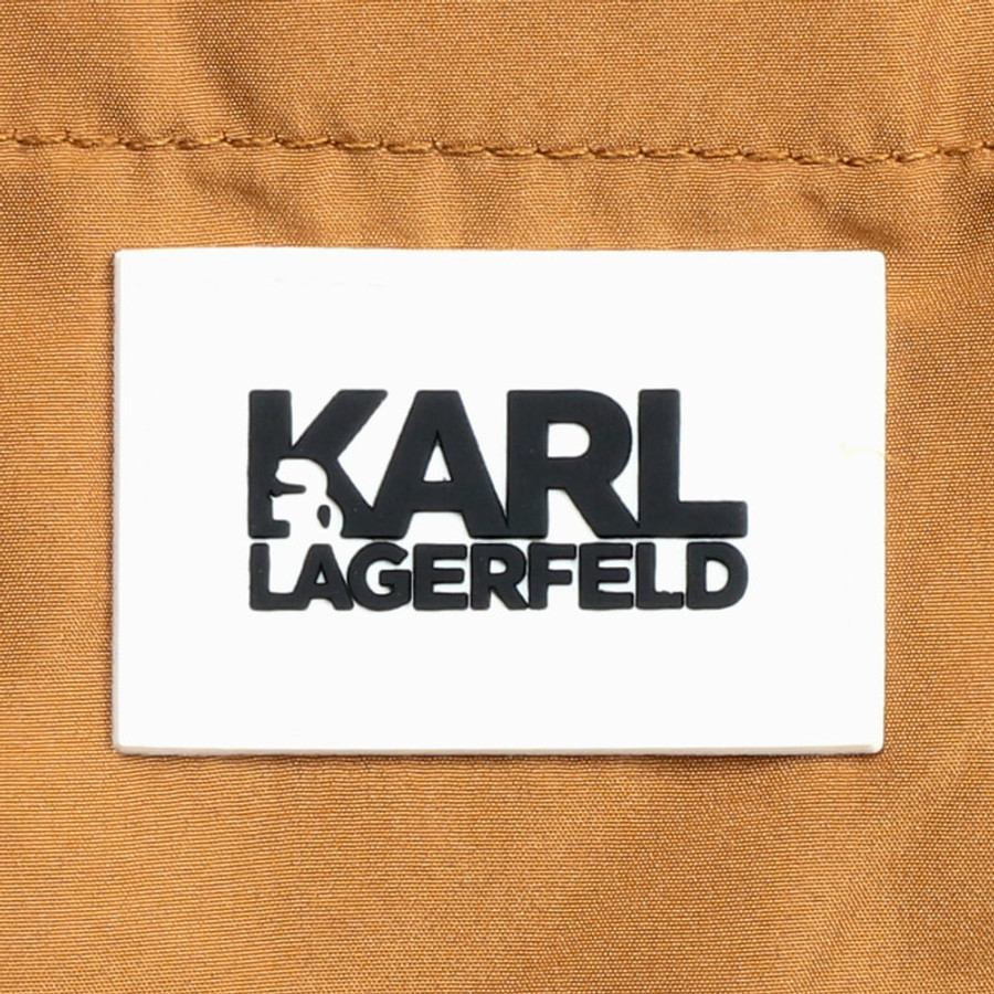 Karl Lagerfeld férfi fürdőnadrág, okker - Image 3