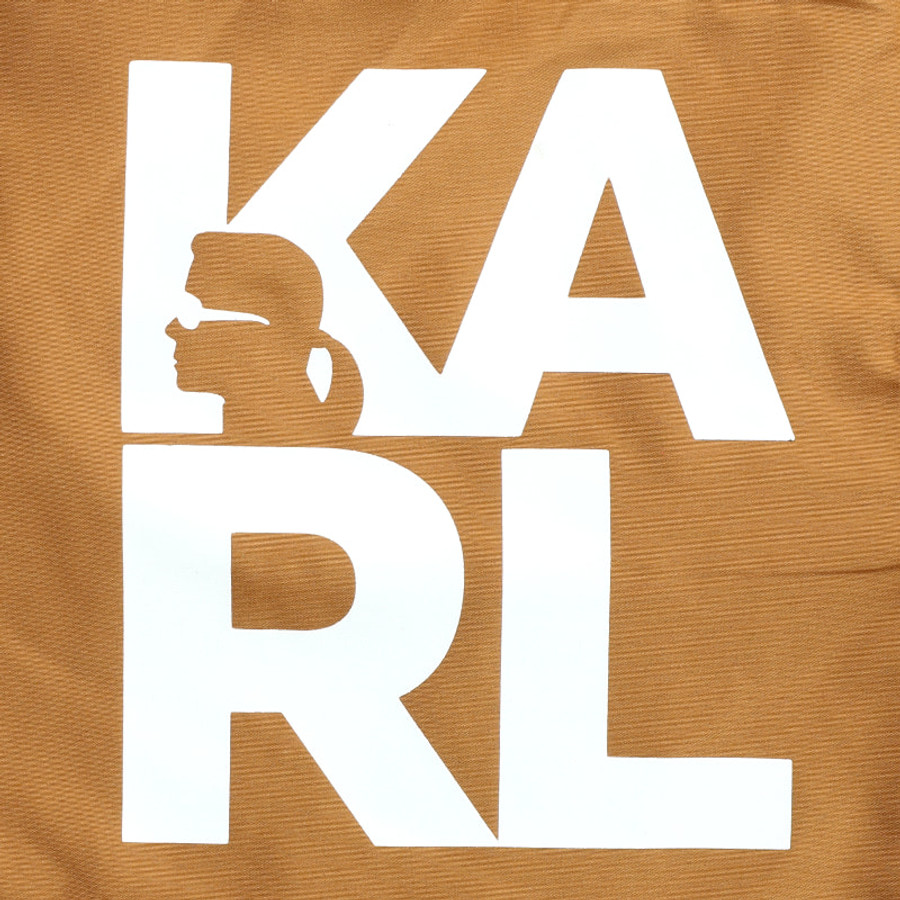 Karl Lagerfeld férfi fürdőnadrág, okker - Image 4