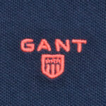 Gant női galléros póló, sötétkék, 100% pamut - Thumbnail Image 3