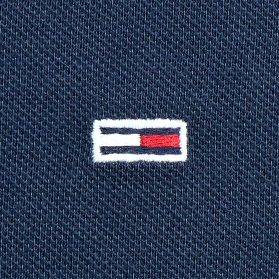 Tommy Hilfiger női galléros póló, sötétkék, 100% organikus pamut - Image 2