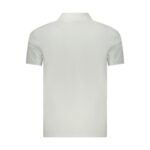 Calvin Klein Férfi Rövid Ujjú Fehér Galléros Póló (Piros Logó) - Thumbnail Image 2