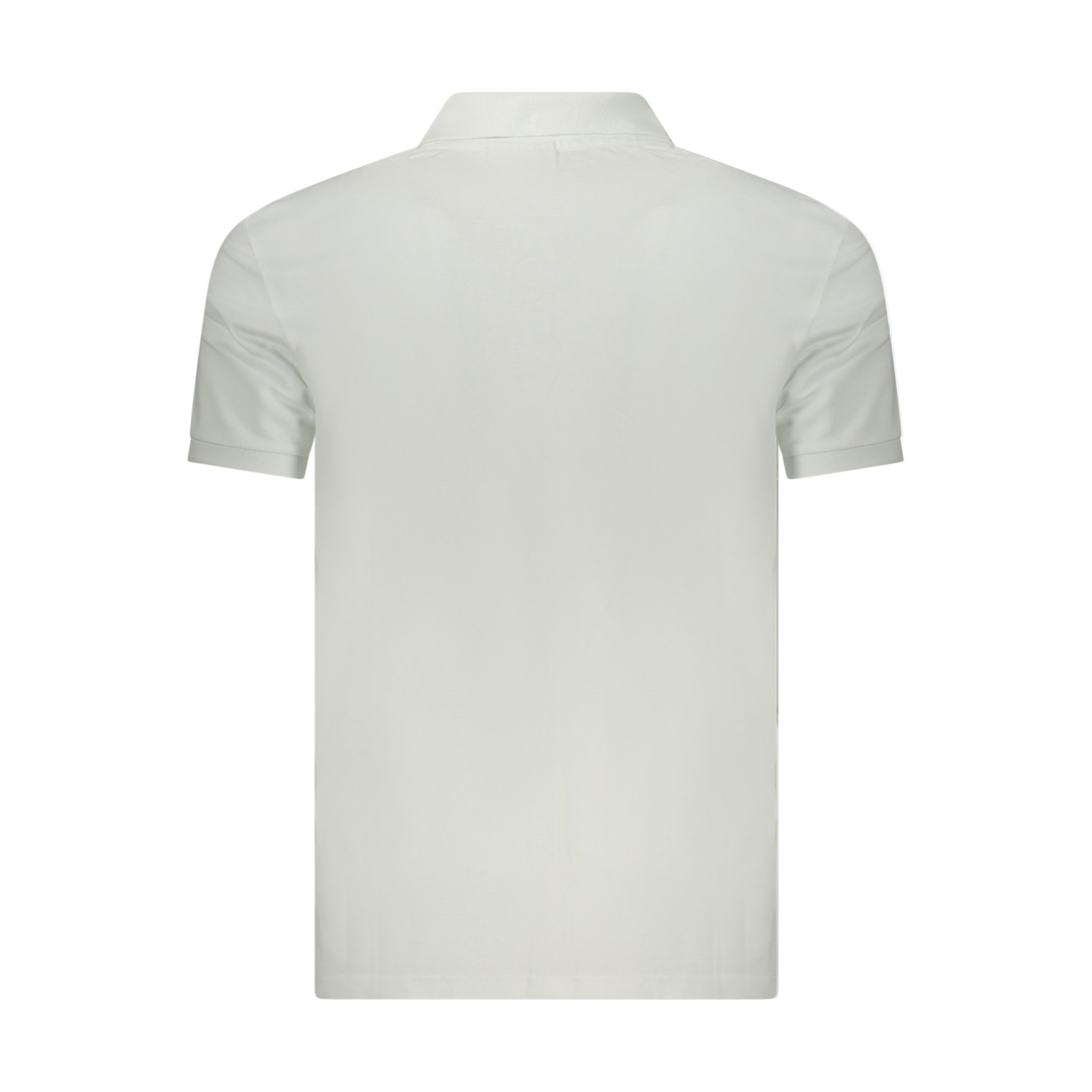 Calvin Klein Férfi Rövid Ujjú Fehér Galléros Póló (Piros Logó) - Image 2