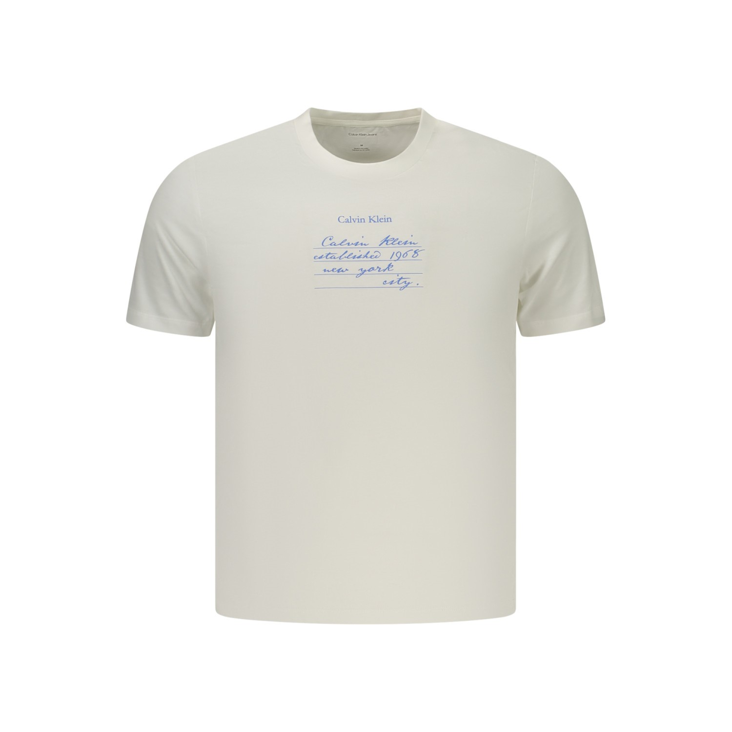 Calvin Klein Férfi Rövid Ujjú Fehér Póló - Image 1