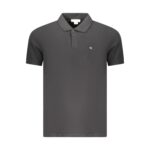 Calvin Klein Férfi Rövid Ujjú Fekete Galléros Póló - Thumbnail Image 1