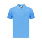 Calvin Klein Férfi Rövid Ujjú Kék Galléros Póló - Thumbnail Image 1