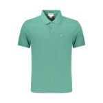 Calvin Klein Férfi Rövid Ujjú Zöld Galléros Póló - Thumbnail Image 1