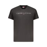 Tommy Hilfiger férfi rövid ujjú fekete póló - Thumbnail Image 1