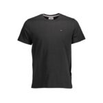 Tommy Hilfiger Férfi Rövid Ujjú Fekete Póló - Thumbnail Image 1