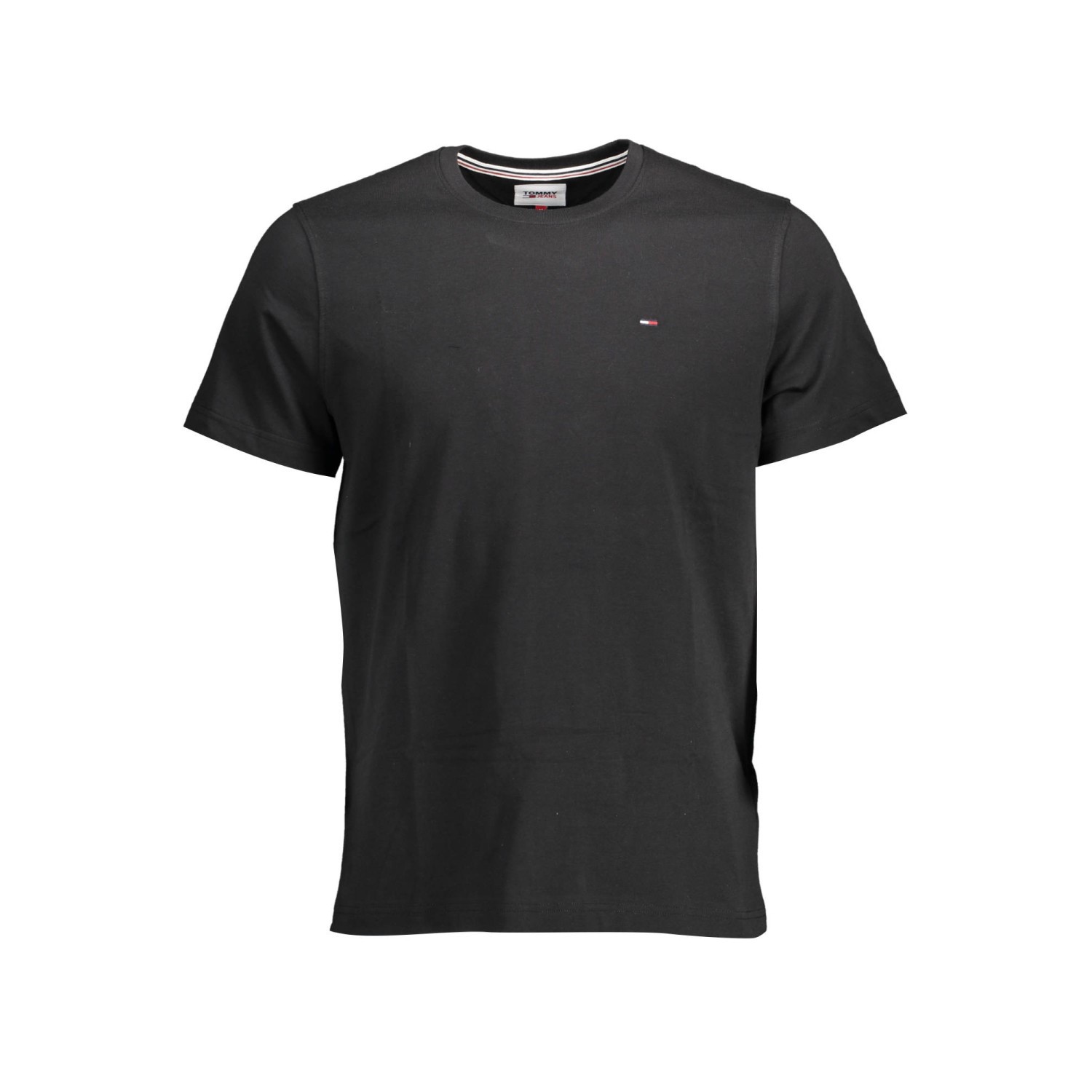 Tommy Hilfiger Férfi Rövid Ujjú Fekete Póló - Image 1