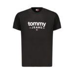 Tommy Hilfiger férfi rövid ujjú fekete póló - Thumbnail Image 1