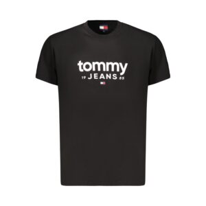 Tommy Hilfiger férfi rövid ujjú fekete póló