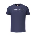 Tommy Hilfiger férfi rövid ujjú sötétkék póló - Thumbnail Image 1