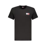 Tommy Hilfiger klasszikus fekete férfi póló logóval - Thumbnail Image 1