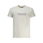 Tommy Hilfiger szürke férfi feliratos póló - Thumbnail Image 1
