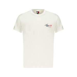 Tommy Hilfiger férfi rövid ujjú fehér póló