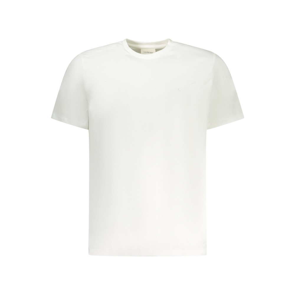 Calvin Klein Férfi Rövid Ujjú Fehér Póló - Image 1