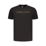 Tommy Hilfiger férfi rövid ujjú fekete póló - Thumbnail Image 1